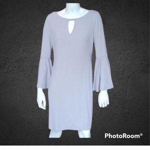 EVENING DRESS  SILVER  Size 10